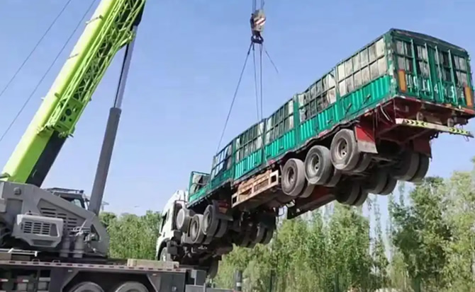 渭滨区道路脱困救援案例